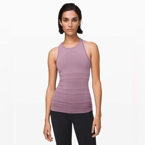 Lululemon Gleam and Glow Tank - Frosted Mulberry